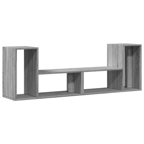 ТВ шкафове, 2 бр, сив сонома, 75x30x50 см, инженерно дърво