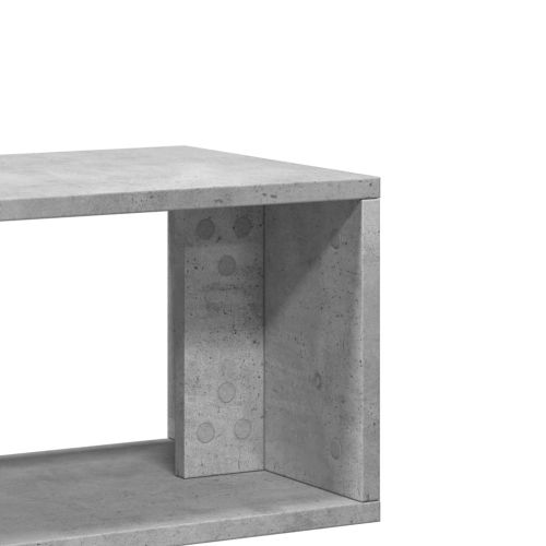 ТВ шкафове, 2 бр, бетонно сиви, 100x30x50 см, инженерно дърво
