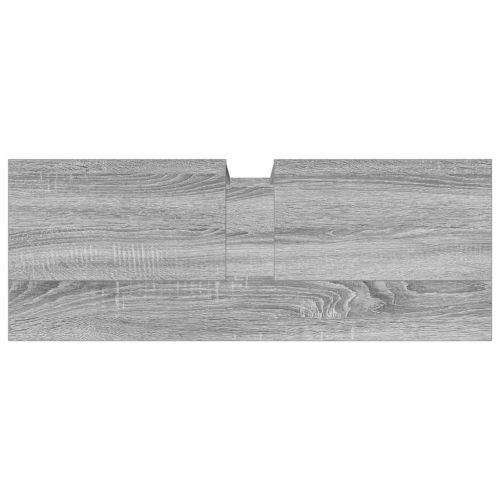 Шкаф за мивка, сив сонома, 80x30x60 см, инженерно дърво