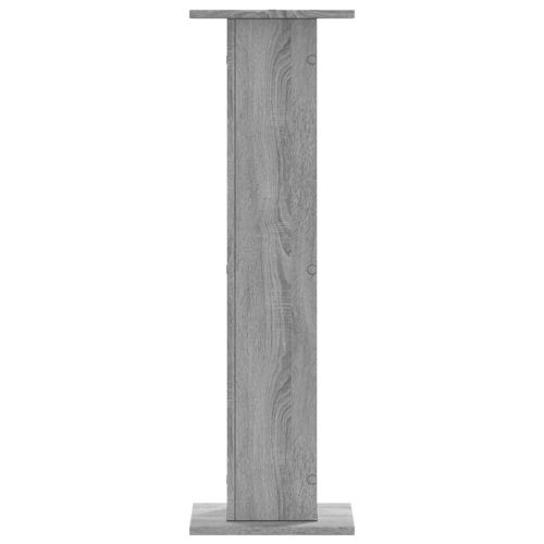 Стойки за тонколони 2 бр сив сонома 30x30x95 см инженерно дърво