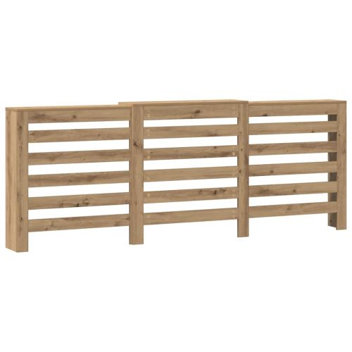 Капак за радиатор, дъб артизан, 205x21,5x83,5см инженерно дърво