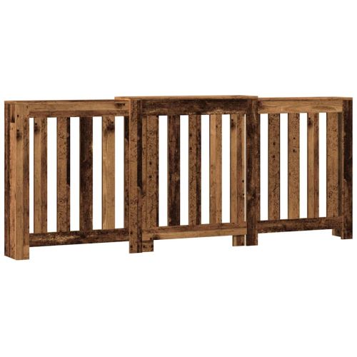 Капак за радиатор, старо дърво, 205x21,5x83,5см инженерно дърво
