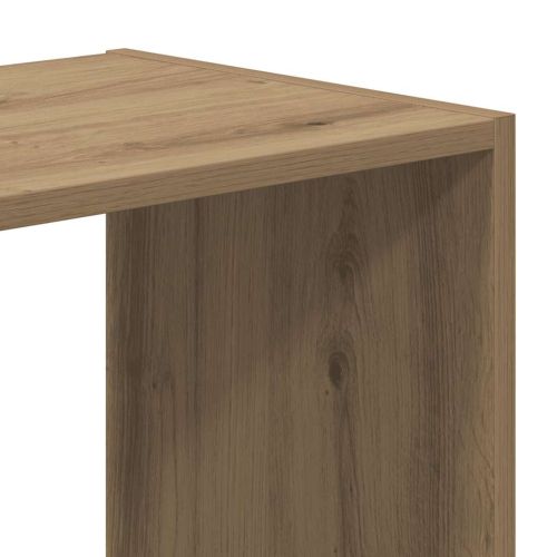 Библиотека дъб артизан 102x32x102 см инженерно дърво
