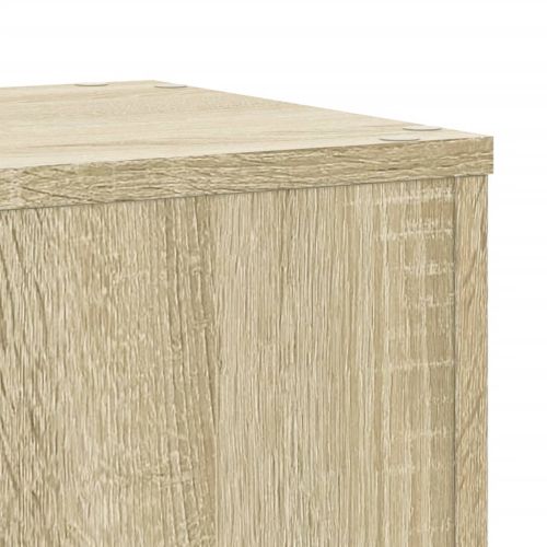 Стойки за растения 2 бр дъб сонома 30x30x50 см инженерно дърво