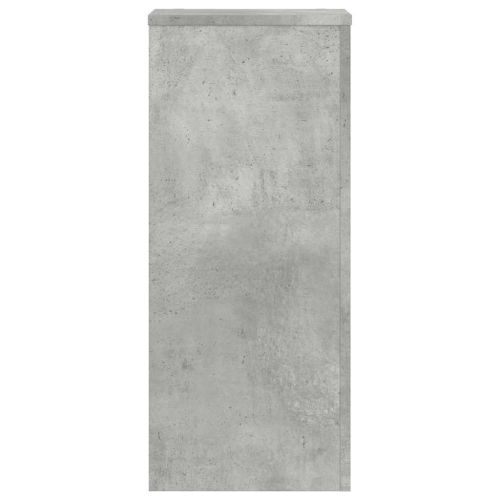 Стойки за растения 2 бр бетонно сиви 30x30x70см инженерно дърво
