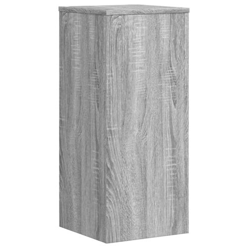 Стойки за растения 2 бр сив сонома 30x30x70 см инженерно дърво