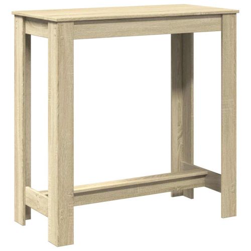 Бар маса, сонома дъб, 102x50x103,5 см, инженерно дърво