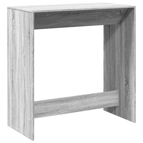 Бар маса, сив сонома, 102x50x103,5 см, инженерно дърво
