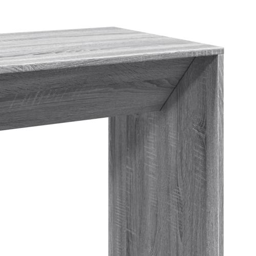 Бар маса, сив сонома, 102x50x103,5 см, инженерно дърво