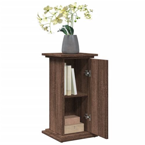 Стойка за витрини със съхранение 31x30x60 см инженерно дърво