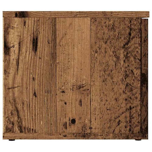 ТВ шкаф Старо дърво 80x34x30 cm Инженерна дървесина
