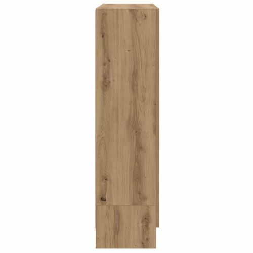 Библиотека, дъб артизан, 82,5x30,5x115 см, инженерно дърво