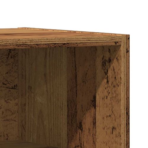 Нощно шкафче от старо дърво 40x30x50 cm Инженерна дървесина