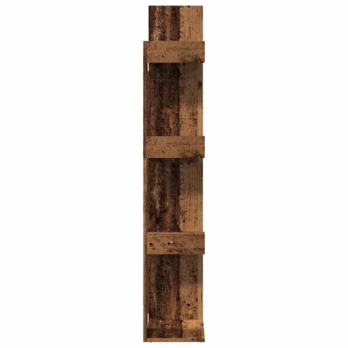 Шкаф за книги от старо дърво 48x25,5x140 cm Инженерна дървесина