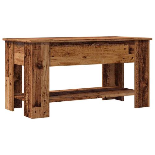 Масичка за кафе от старо дърво 101x49x52 cm Инженерна дървесина