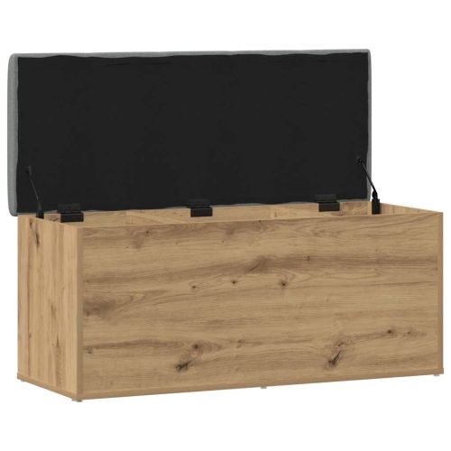 Пейка за съхранение, занаятчийски дъб, 102x42x45 см, инженерно дърво