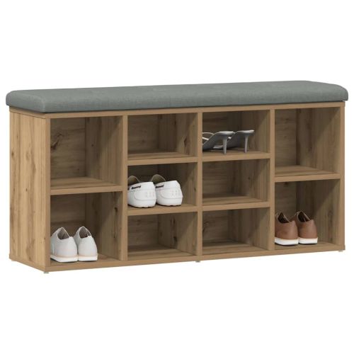 Пейка за обувки Artisan Oak 102x32x50 cm Инженерна дървесина