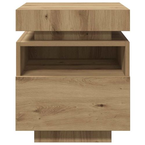 Нощен шкаф с LED осветление Artisan Oak 40x39x48,5 cm