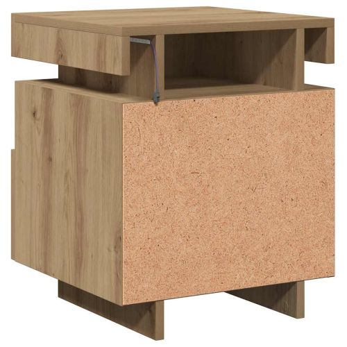 Нощен шкаф с LED осветление Artisan Oak 40x39x48,5 cm