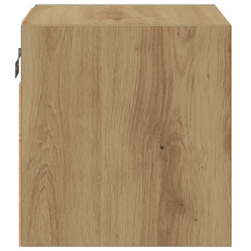 Стенен шкаф за телевизор с LED осветление Artisan Oak
