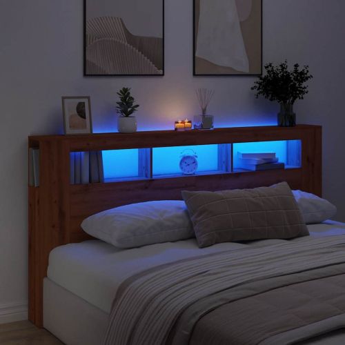 LED табла за глава Artisan Инженерна дървесина