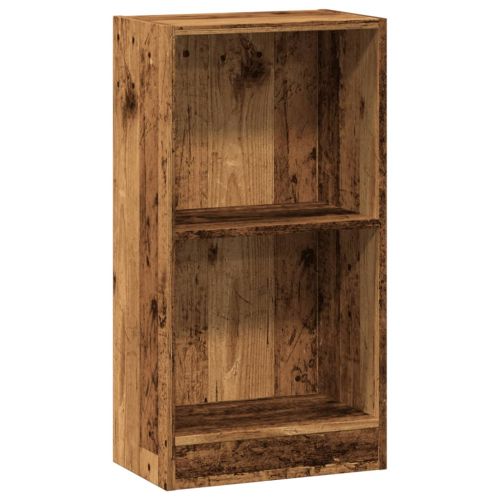 Библиотека, старо дърво, 40x24x76 см, инженерно дърво