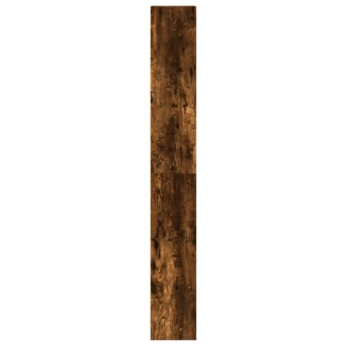 Библиотека, опушен дъб, 40x24x176 см, инженерно дърво