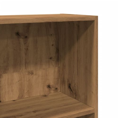 Библиотека, изкуствен дъб, 40x24x176 см, инженерно дърво