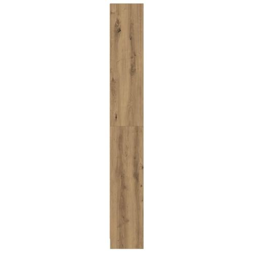 Библиотека, изкуствен дъб, 60x24x176 см, инженерно дърво