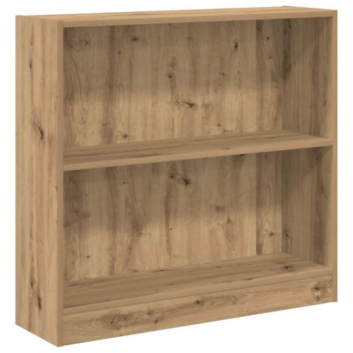 Библиотека, дъб артизан, 80x24x76 см, инженерно дърво