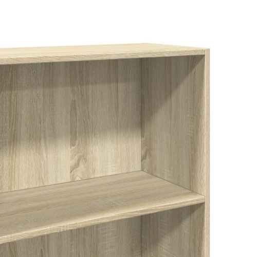 Библиотека, сонома дъб, 60x30x189 см, инженерно дърво