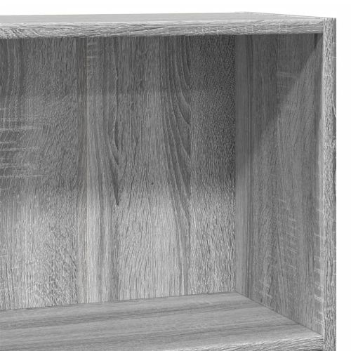 Библиотека, сив сонома, 80x30x77 см, инженерно дърво