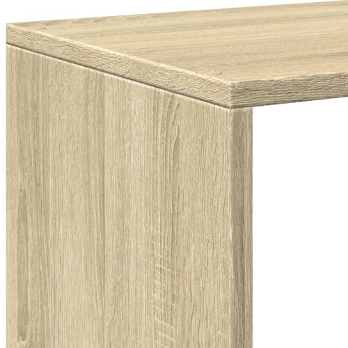 Разделител за стая / библиотека 4 нива 131,5x29x131,5 см