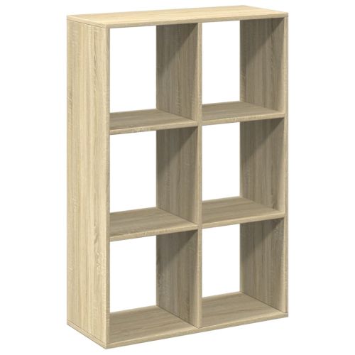 Разделител за стая / библиотека, сонома дъб, 69,5x29x103,5 см