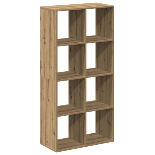 Разделител за стая / библиотека, дъб артизан, 69,5x29x137,5 см