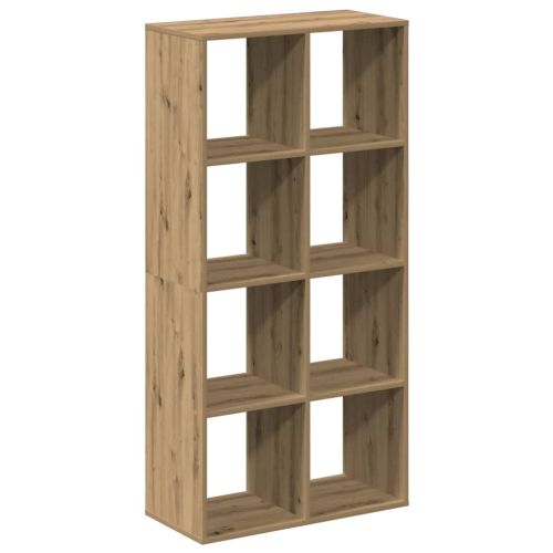 Разделител за стая / библиотека, дъб артизан, 69,5x29x137,5 см