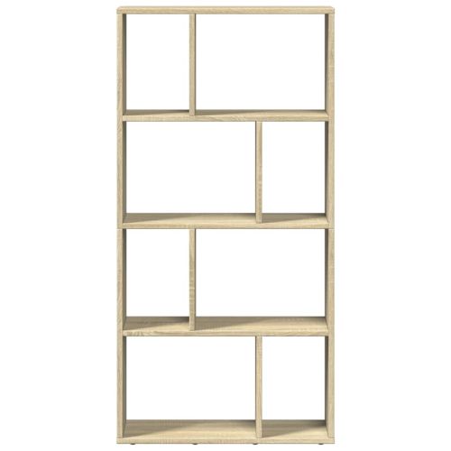 Библиотека, сонома дъб, 60x20x120,5 см, инженерно дърво