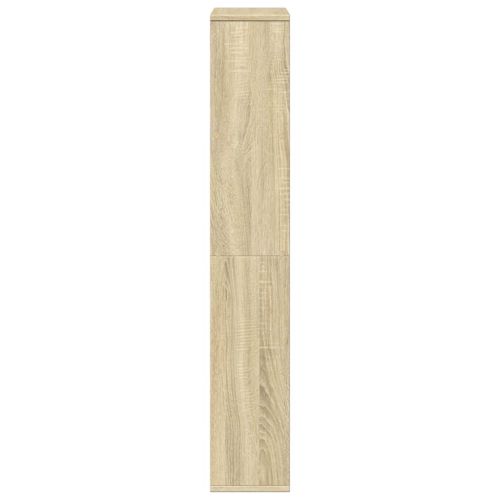 Библиотека, сонома дъб, 60x20x120,5 см, инженерно дърво