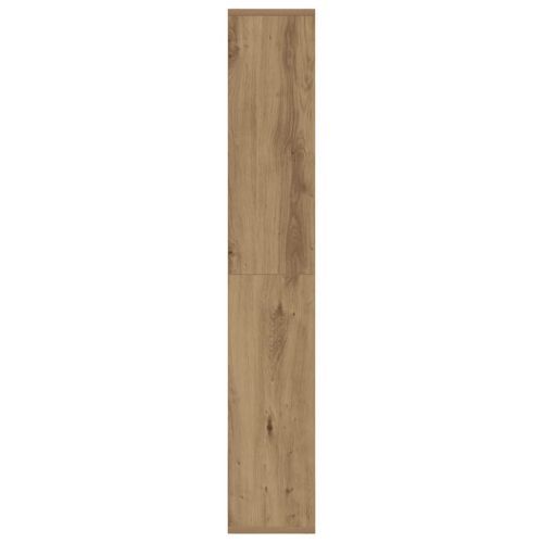 Библиотека, дъб артизан, 60x20x120,5 см, инженерно дърво