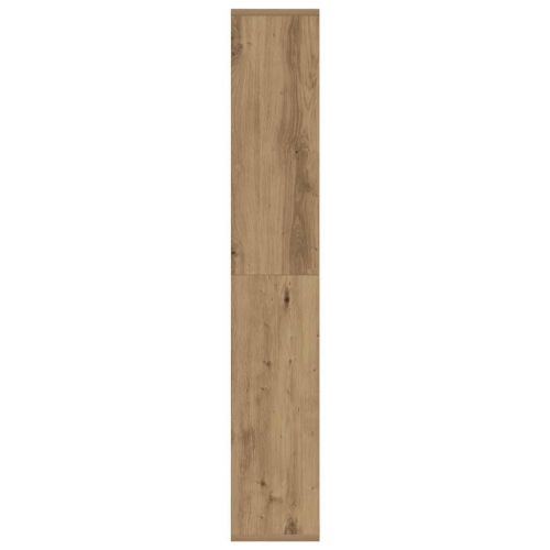 Библиотека, дъб артизан, 72x20x120,5 см, инженерно дърво