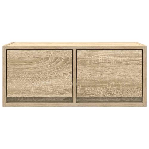 ТВ шкафове 2 бр дъб сонома 60x31x25,5 см инженерно дърво