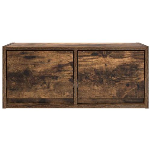ТВ шкаф опушен дъб 60x31x25,5 cm инженерна дървесина