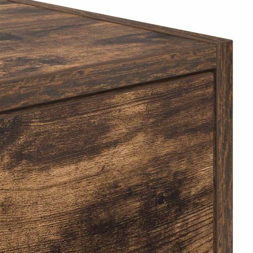 ТВ шкаф опушен дъб 60x31x25,5 cm инженерна дървесина