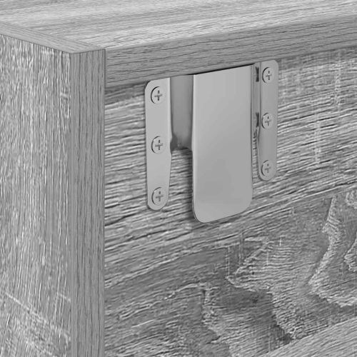 ТВ шкаф Grey Sonoma 60x31x25,5 cm Инженерна дървесина