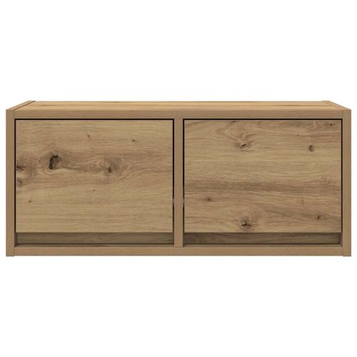 ТВ шкафове 2 бр дъб артизан 60x31x25,5 см инженерно дърво