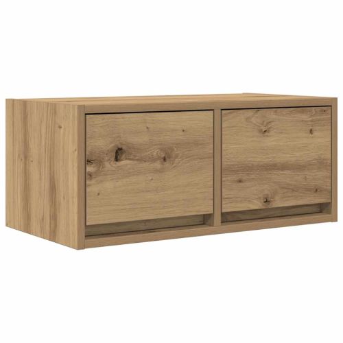 ТВ шкафове 2 бр дъб артизан 60x31x25,5 см инженерно дърво