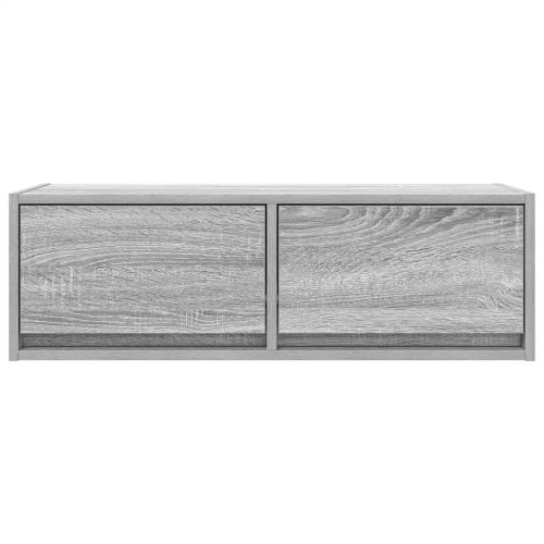 ТB шкаф, сив сонома, 80x31x25,5 см, инженерно дърво