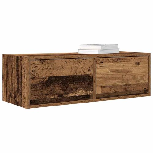 ТВ шкаф Старо дърво 80x31x25,5 cm Инженерна дървесина