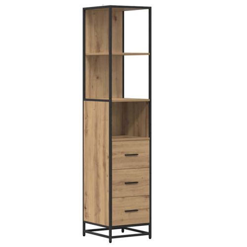 Комплект мебели за баня Дъб 35 x 37,5 x 166 см Инженерно дърво
