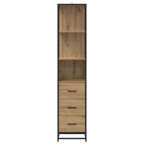 Комплект мебели за баня Дъб 35 x 37,5 x 166 см Инженерно дърво